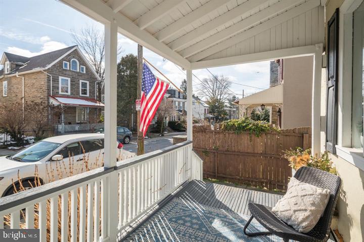 229 Benezet Street Philadelphia, PA 19118 - Photo 27 of 31 a view of balcony with furniture