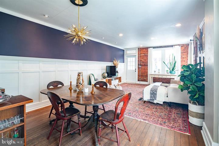 229 Benezet Street Philadelphia, PA 19118 - Photo 6 of 31 a view of a dining room with furniture window and outside view