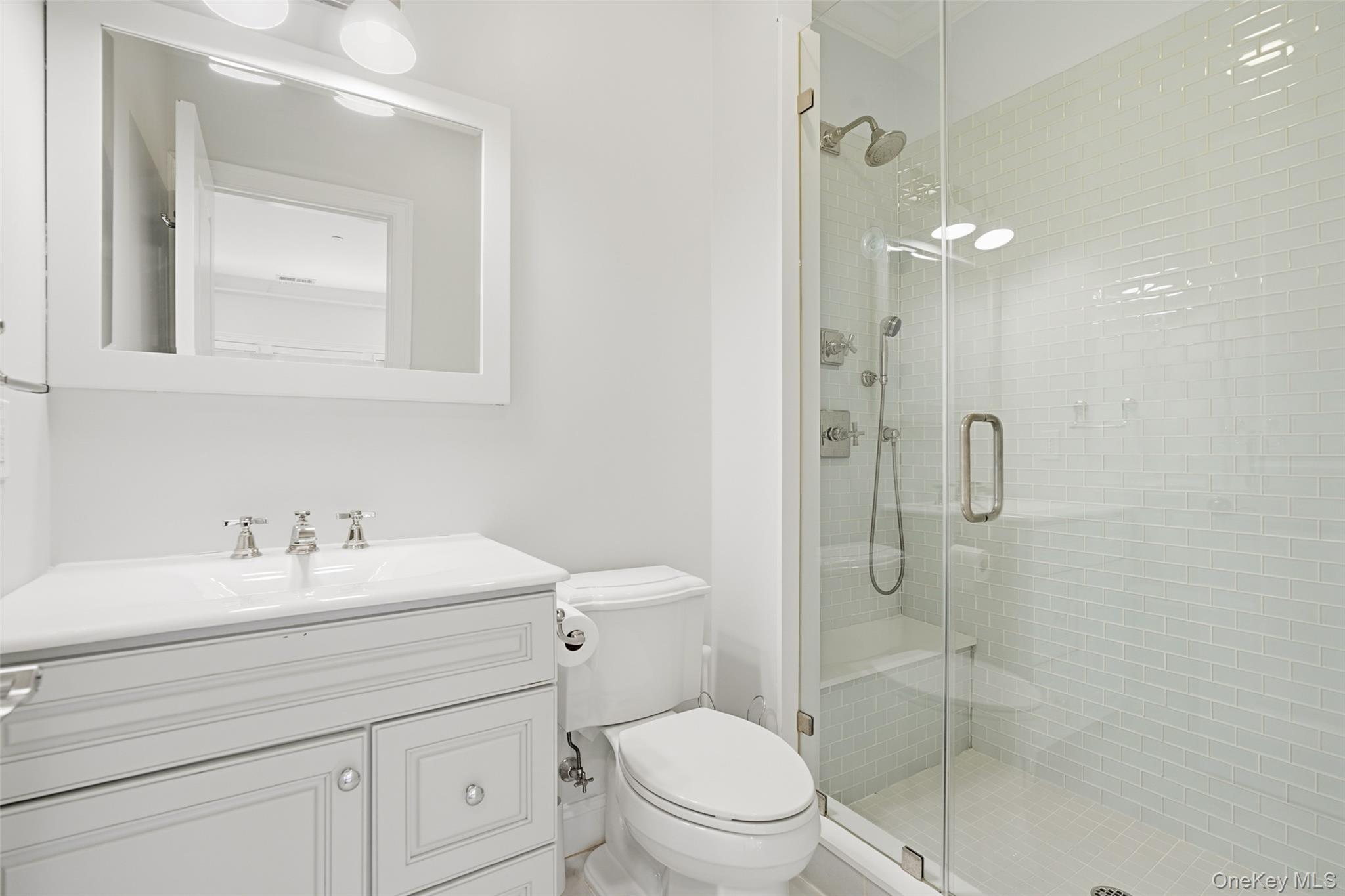21 Rivers Edge Drive Tarrytown, NY 10591 - Photo 12 of 28 a bathroom with a sink a toilet and shower