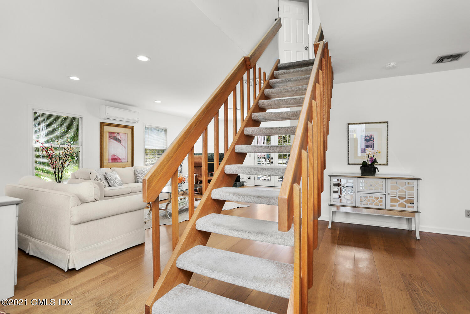 39 Sunshine Avenue Riverside, CT 06878 - Photo 5 of 34 a view of entryway and hall with wooden floor
