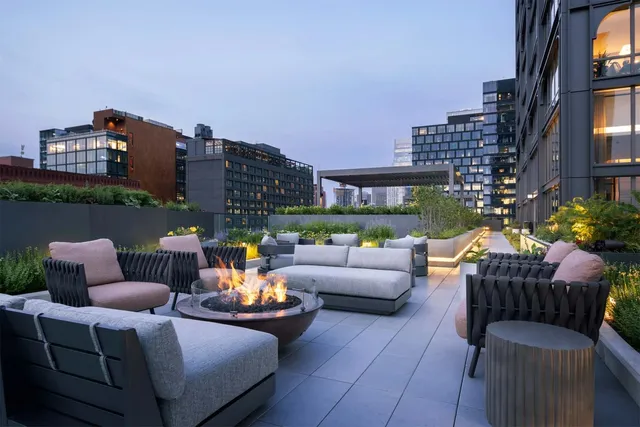 a outdoor living space with furniture and a couch