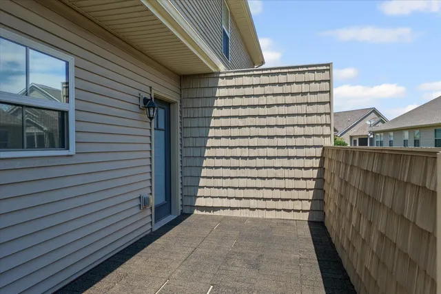 a house view with a garden space