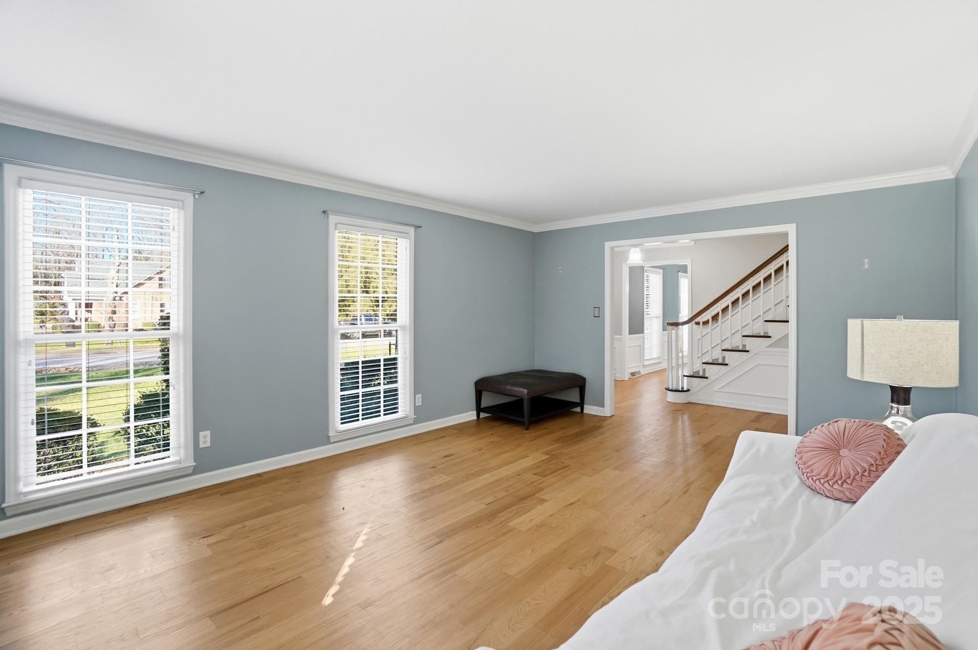 1308 Dumbarton Road Gastonia, NC 28054 - Photo 10 of 48 a view of livingroom with furniture and staircase