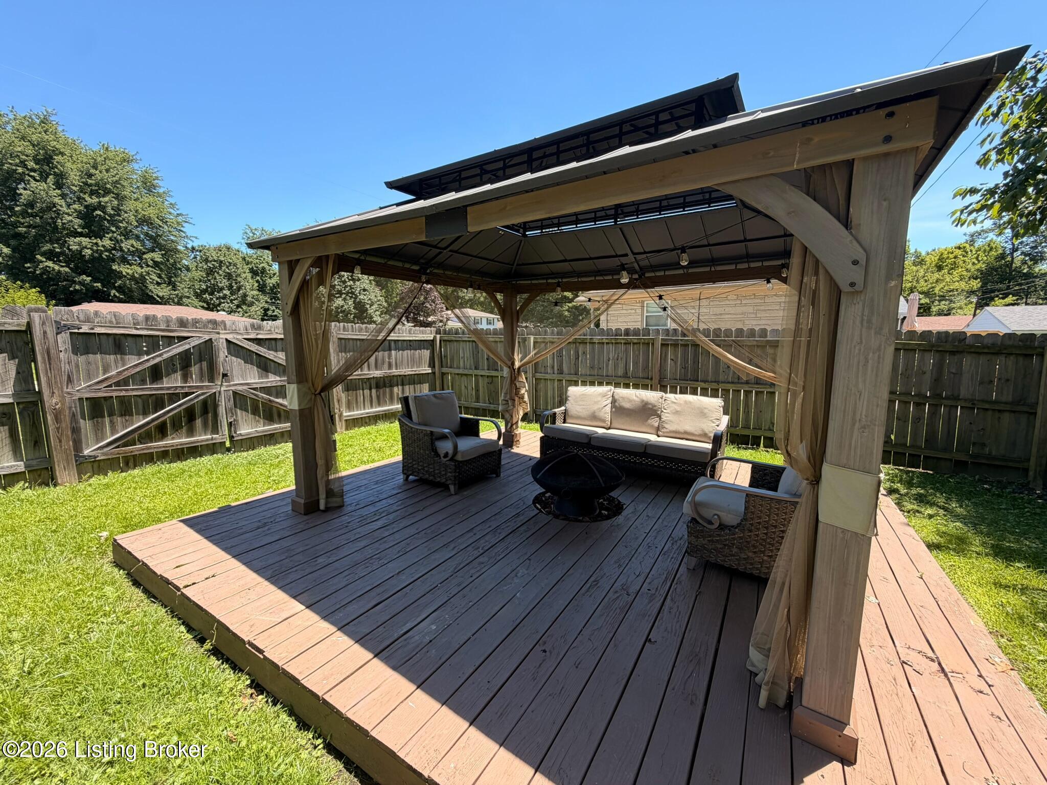 1066 Runell Road Louisville, KY 40214 - Photo 31 of 37 Gazebo and Firepit