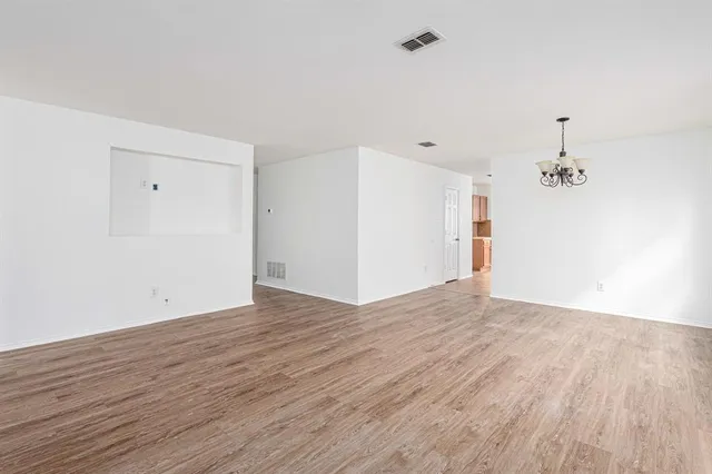 wooden floor in an empty room
