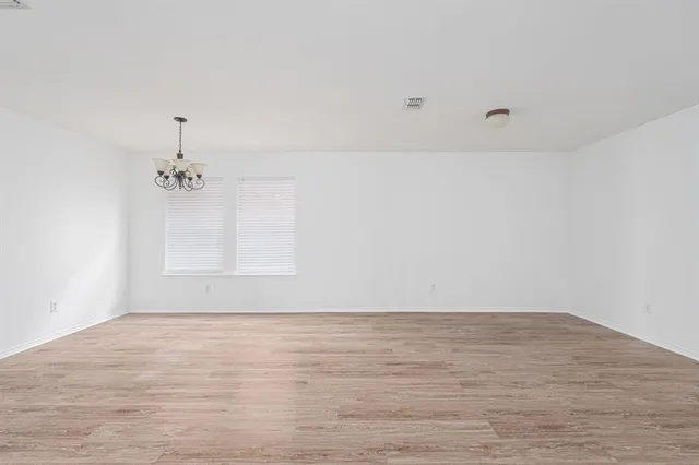 wooden floor in an empty room