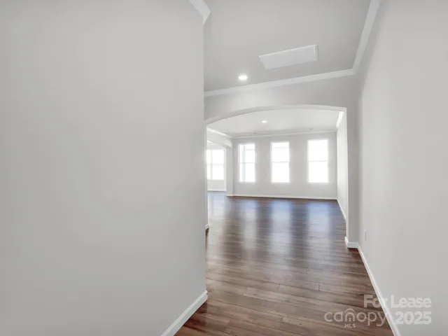 a view of livingroom with hardwood floor and window