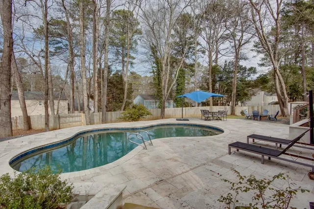 a view of outdoor space yard deck and patio