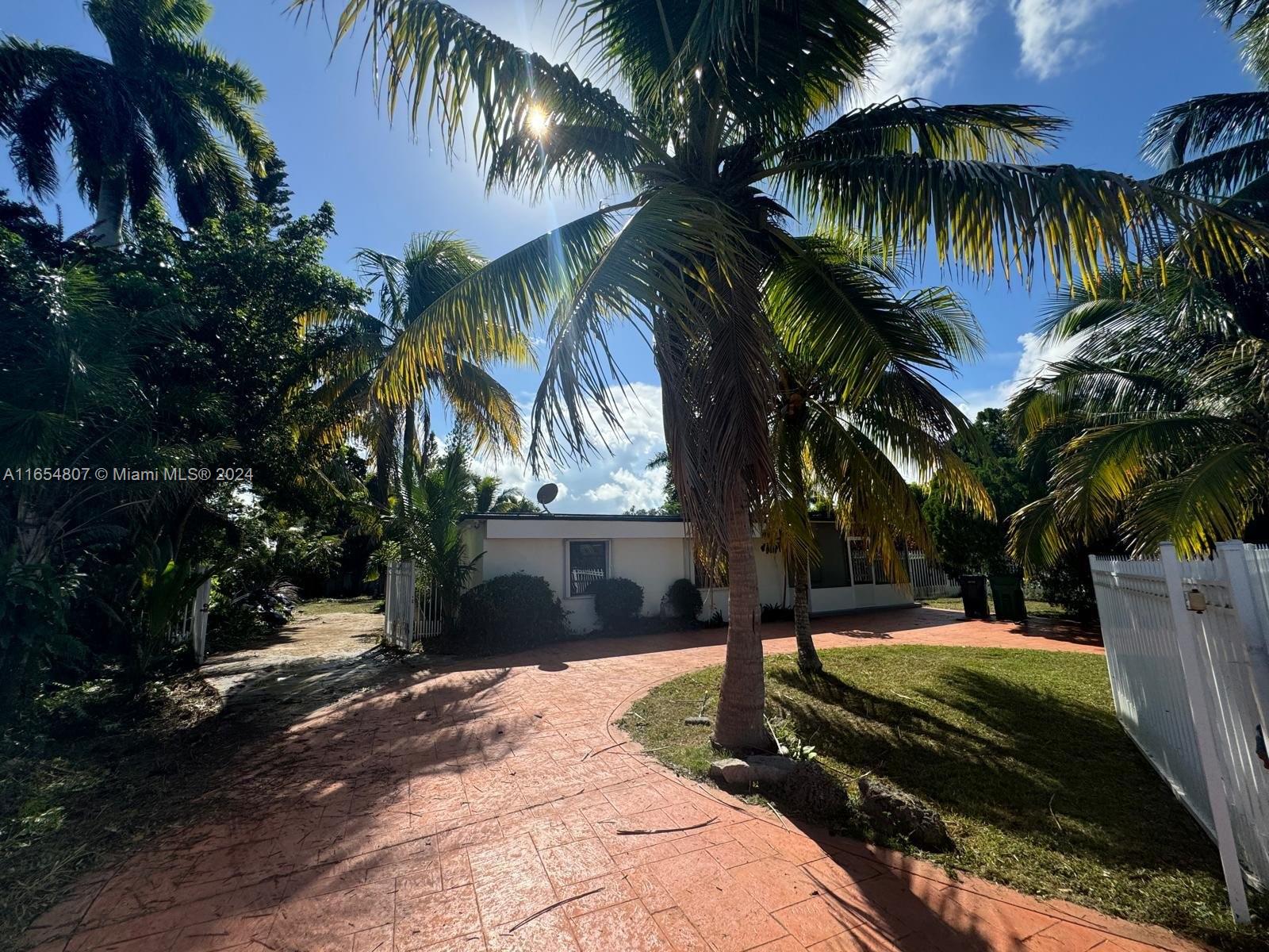 29010 Louisiana Road Homestead, FL 33033 - Photo 13 of 16 a palm tree sitting in front of a house with a yard