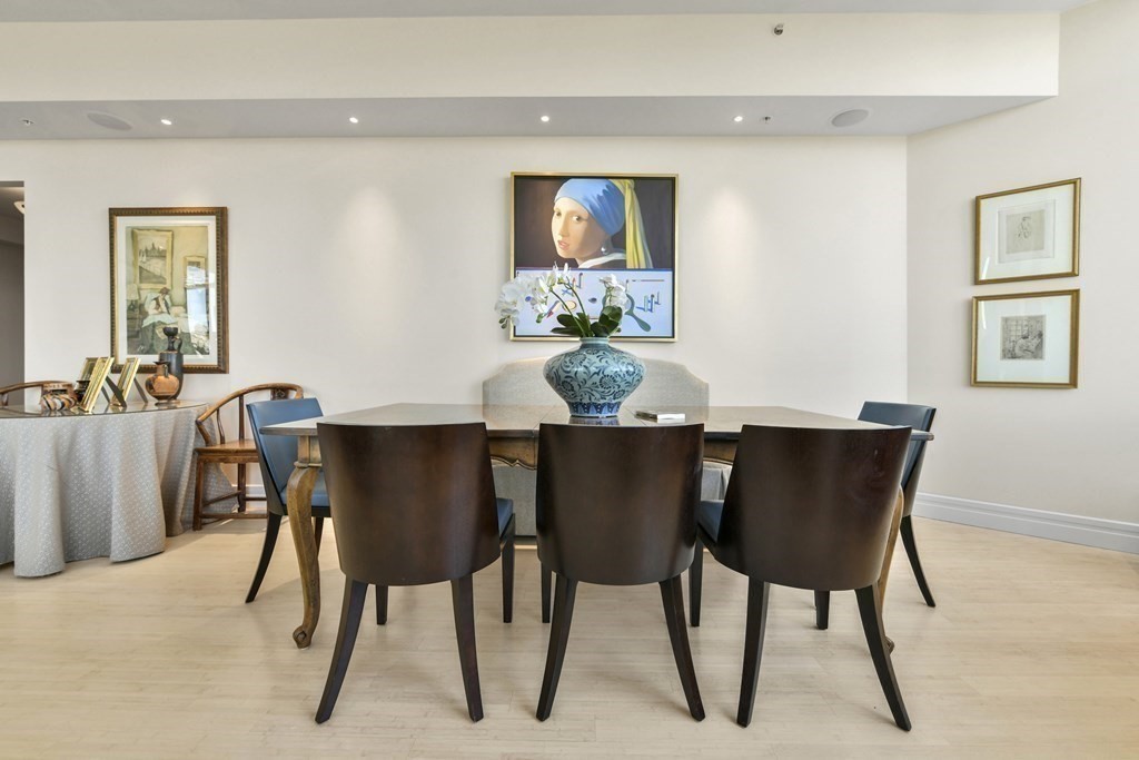 1 Avery Street, Unit PH1A Boston, MA 02111 - Photo 8 of 29 a dining room with furniture and window