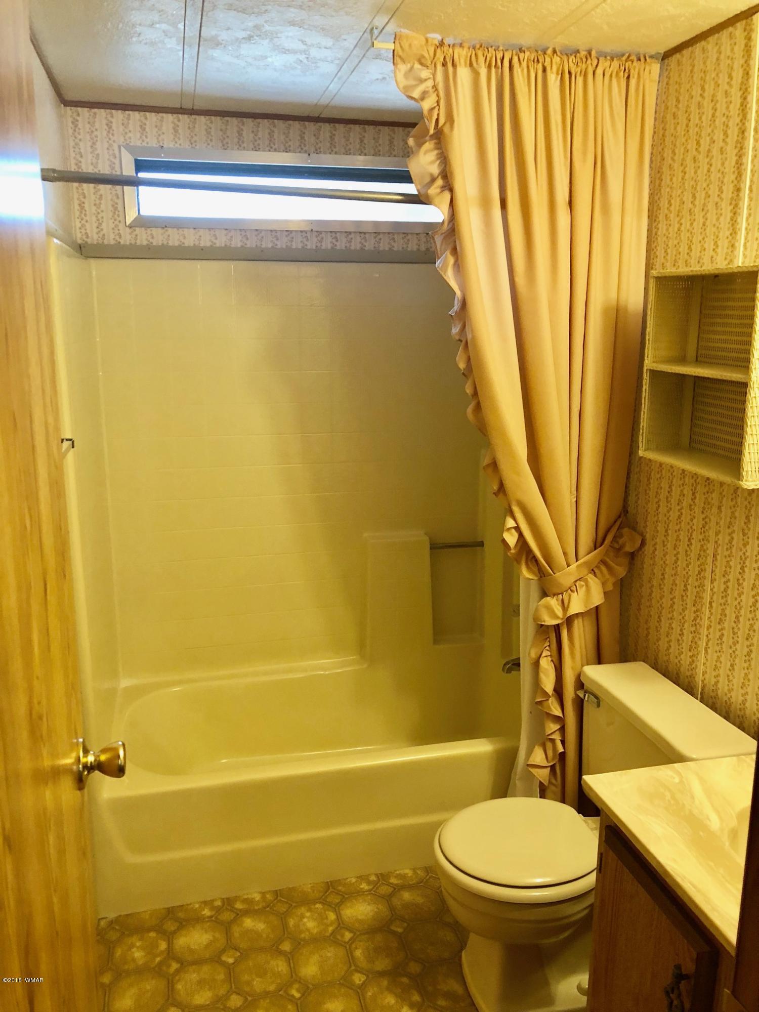 4288 Racoon Court Pinetop, AZ 85935 - Photo 19 of 29 a bathroom with a sink and a toilet