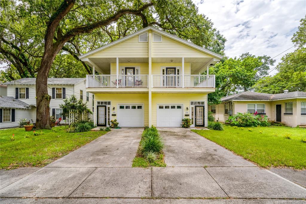 Street view of duplex.