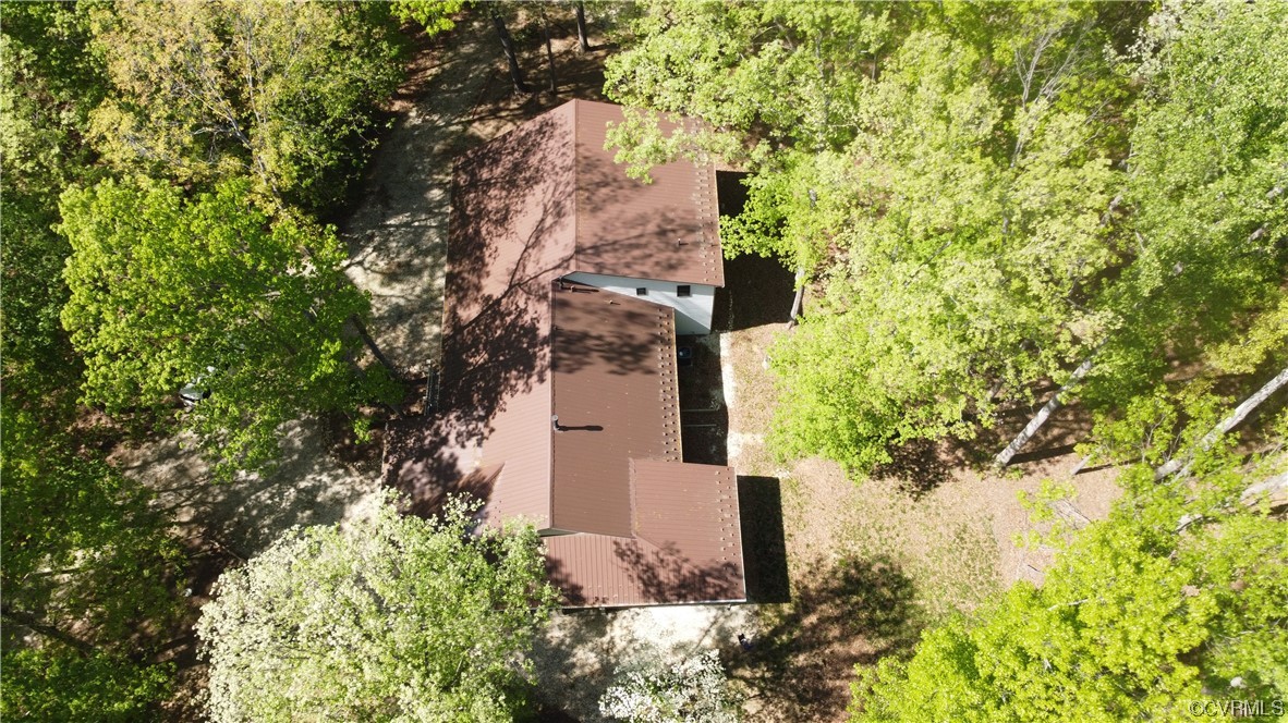 232 Perkins Mill Road Dillwyn, VA 23936 - Photo 36 of 48 an aerial view of a house with a yard