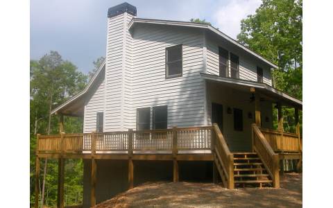 6875 Bruce Mountain Road Morganton, GA 30560 - Photo 1 of 1 a view of outdoor space deck and kitchen