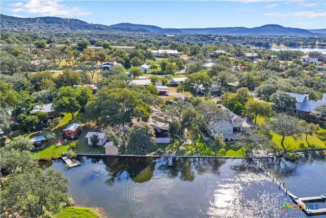 a view of outdoor seating and city view