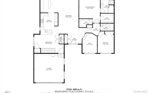 a picture of a floor plan