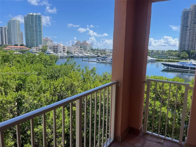 a view of a city from a balcony