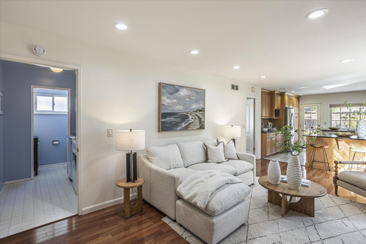 6367 Prospect Road San Jose, CA 95129 - Photo 14 of 33 a living room with furniture and a wooden floor