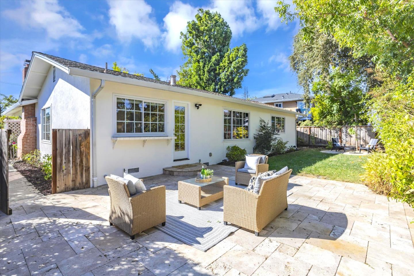6367 Prospect Road San Jose, CA 95129 - Photo 27 of 33 a view of a patio with couches chairs and a fire pit