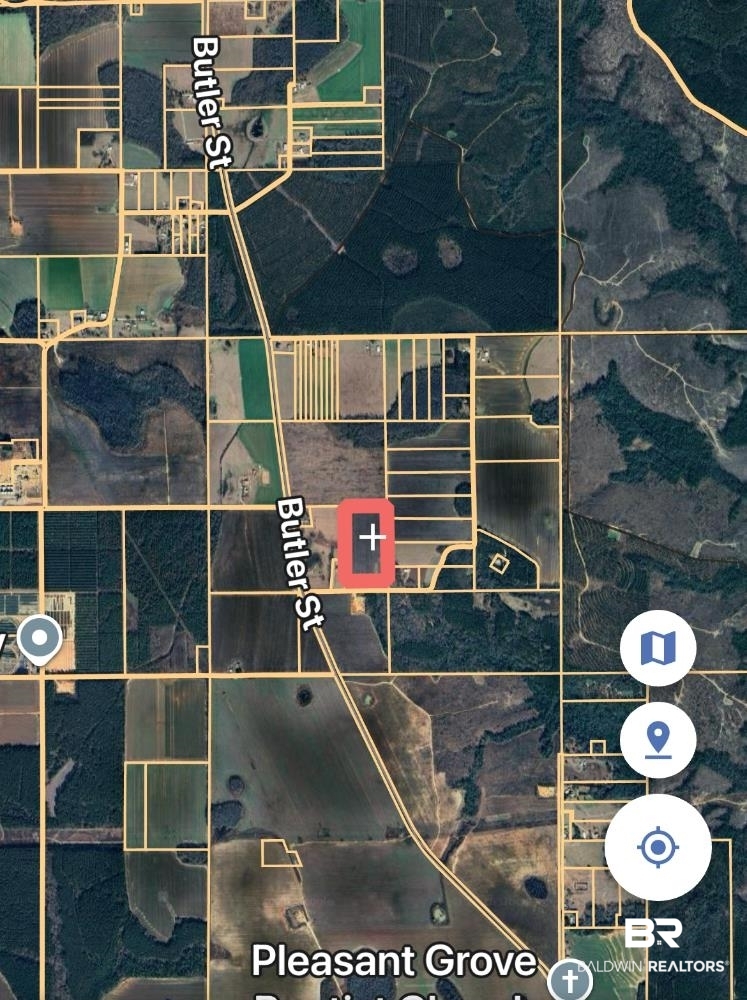 0 Butler Street Atmore, AL 36502 - Photo 2 of 2 Aerial overview of property's location