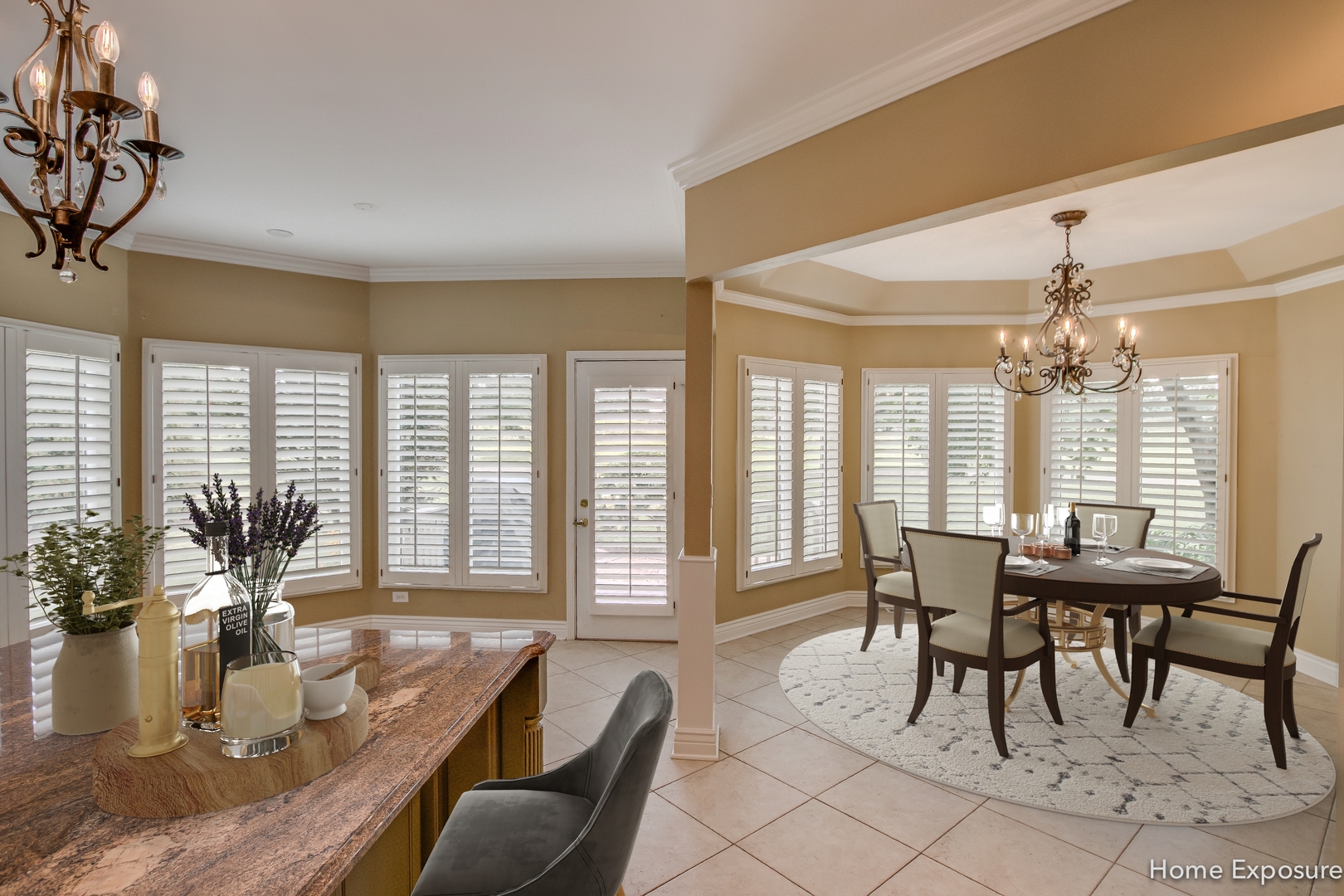 2433 Legacy Drive Aurora, IL 60502 - Photo 12 of 66 a view of a dining room with furniture window and outside view