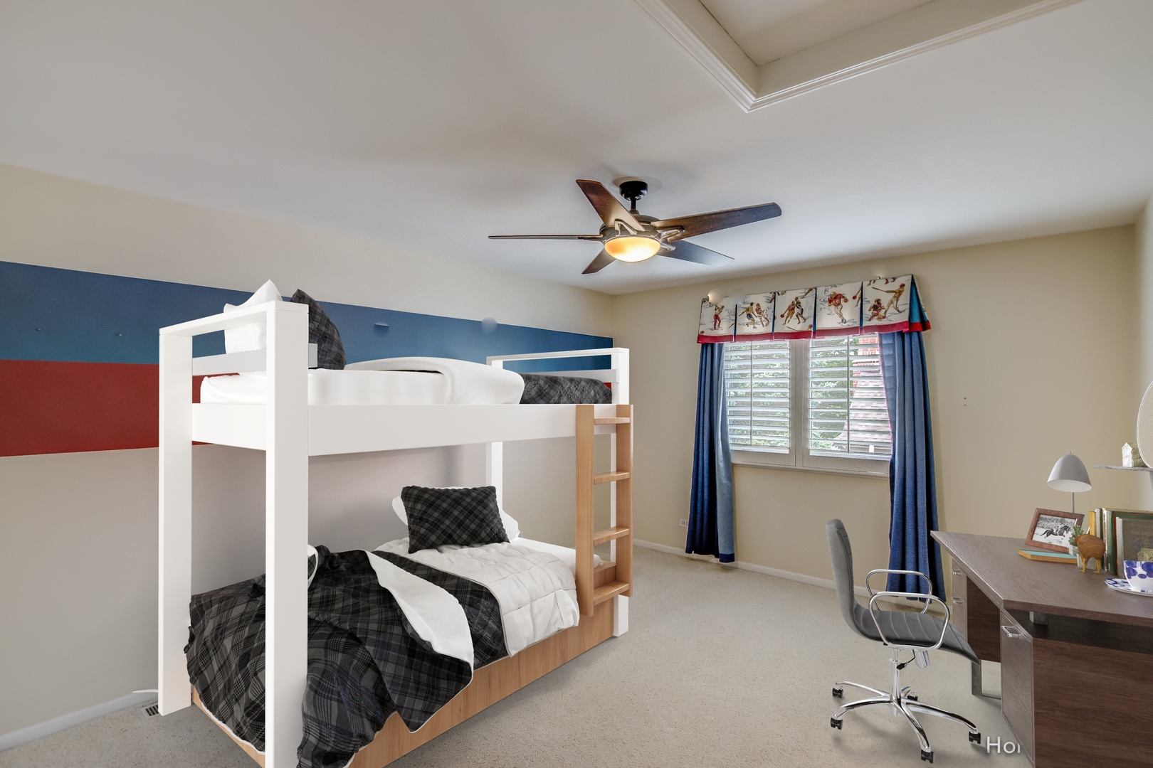 2433 Legacy Drive Aurora, IL 60502 - Photo 33 of 66 a bedroom with a bed and a chandelier