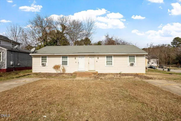 a view of a house with a patio