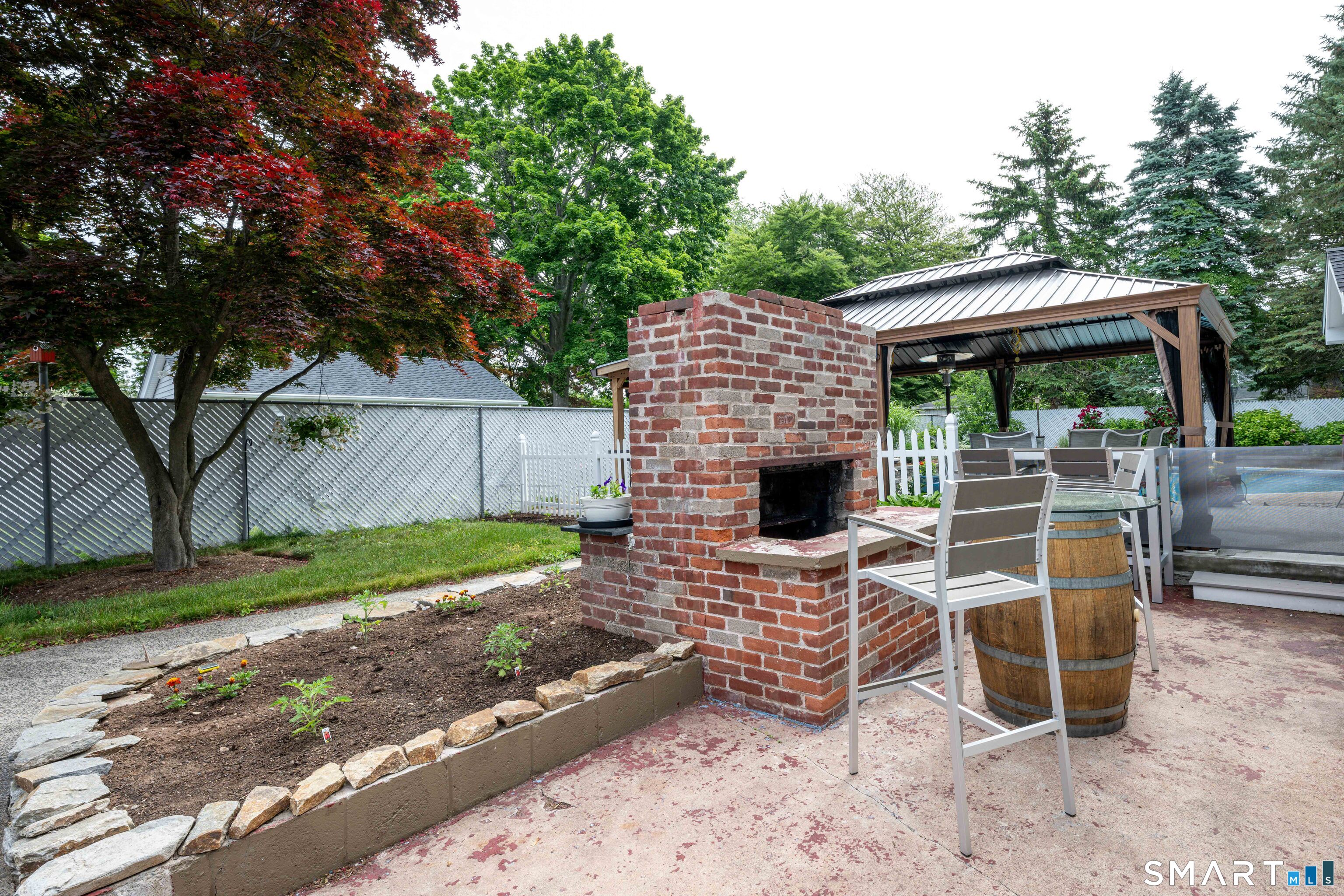 77 Prospect Road East Haven, CT 06512 - Photo 26 of 31 Outdoor fireplace. Great for our chilly fall days.