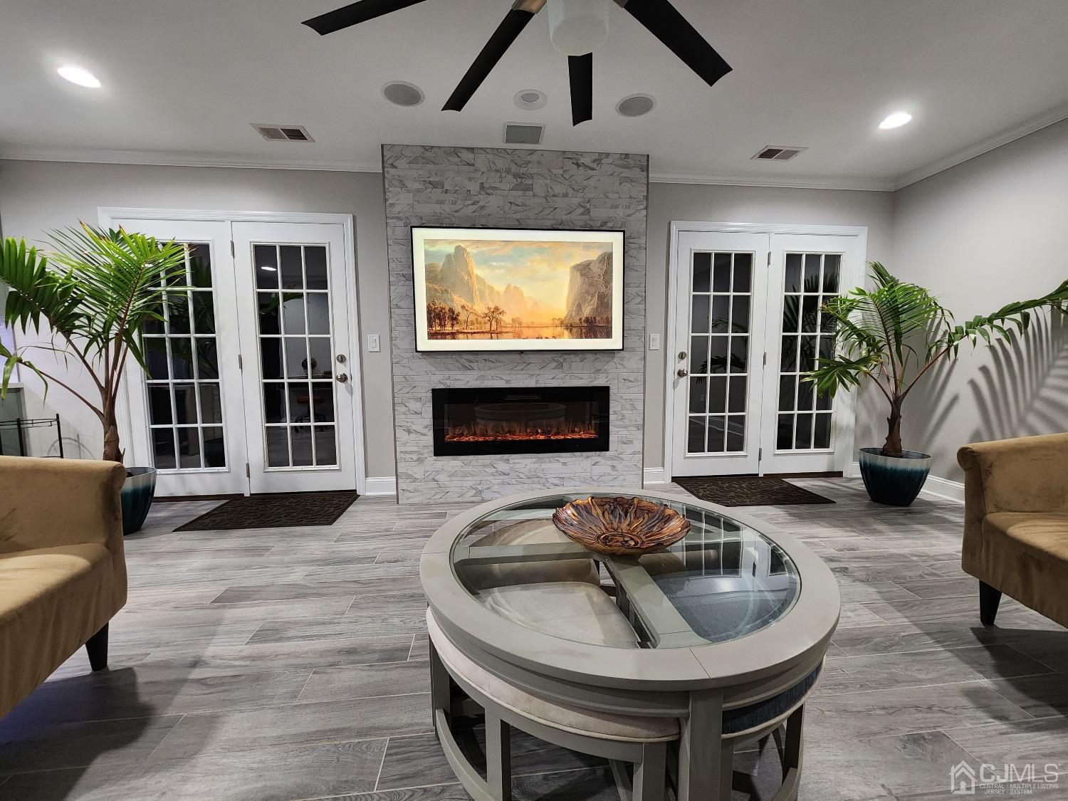 16 Fairfax Road Edison, NJ 08817 - Photo 4 of 40 a living room with furniture and a fireplace
