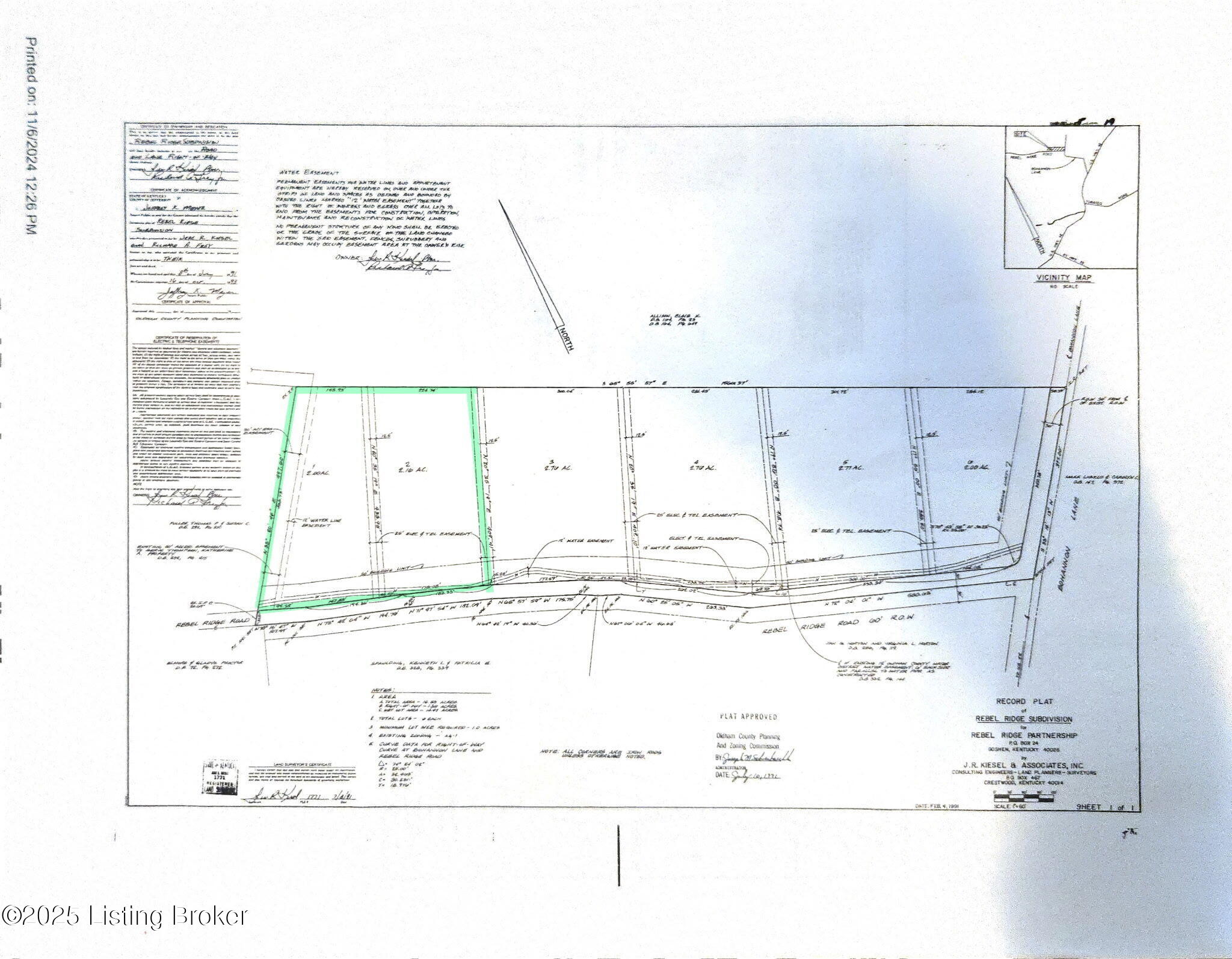 1405 Rebel Ridge Road La Grange, KY 40031 - Photo 84 of 85 plat