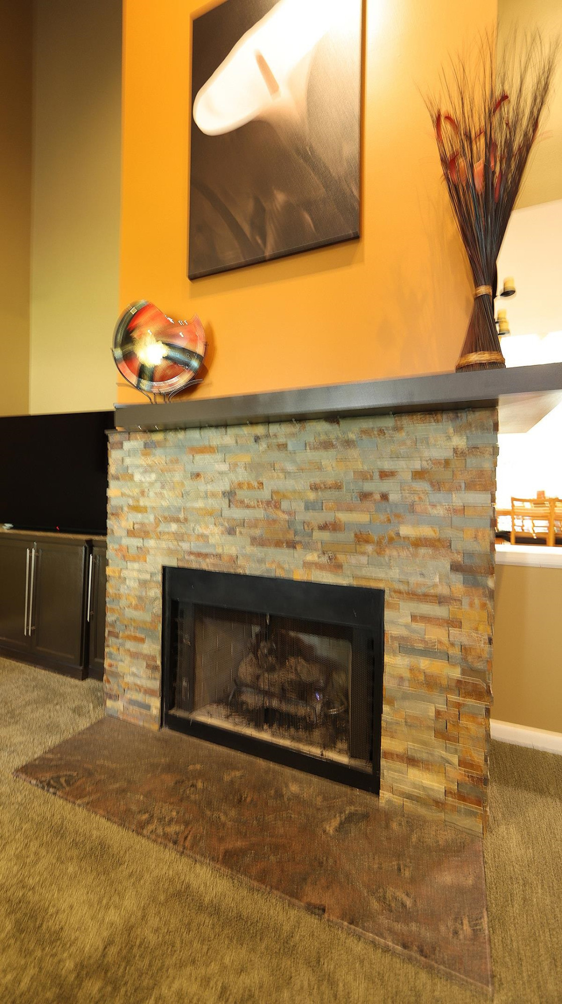 4005 Lake Springs Court Raleigh, NC 27613 - Photo 9 of 38 Gas log fireplace