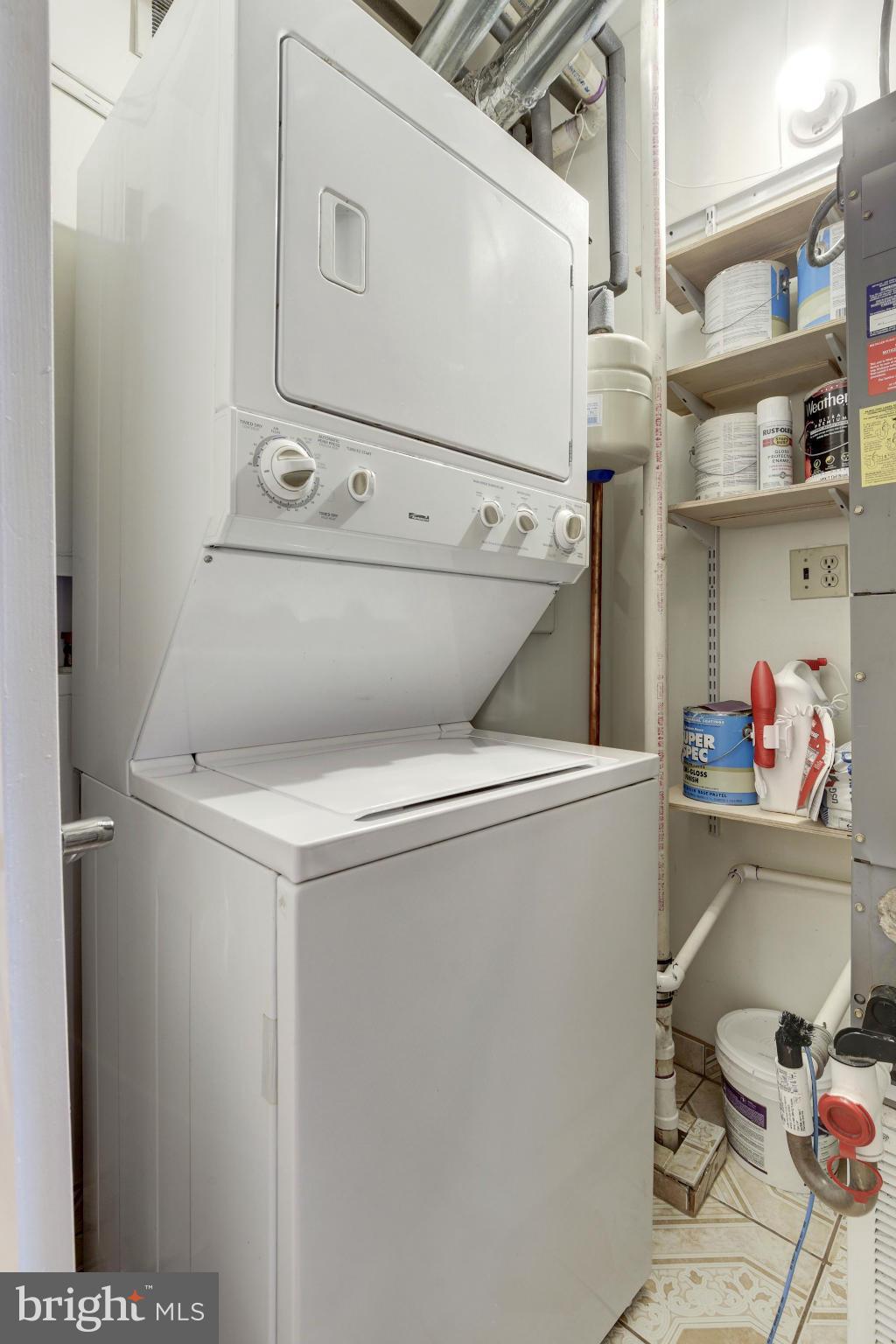 1806 Belmont Road Northwest, Unit 3 Washington, DC 20009 - Photo 10 of 21 a utility room with dryer and washer