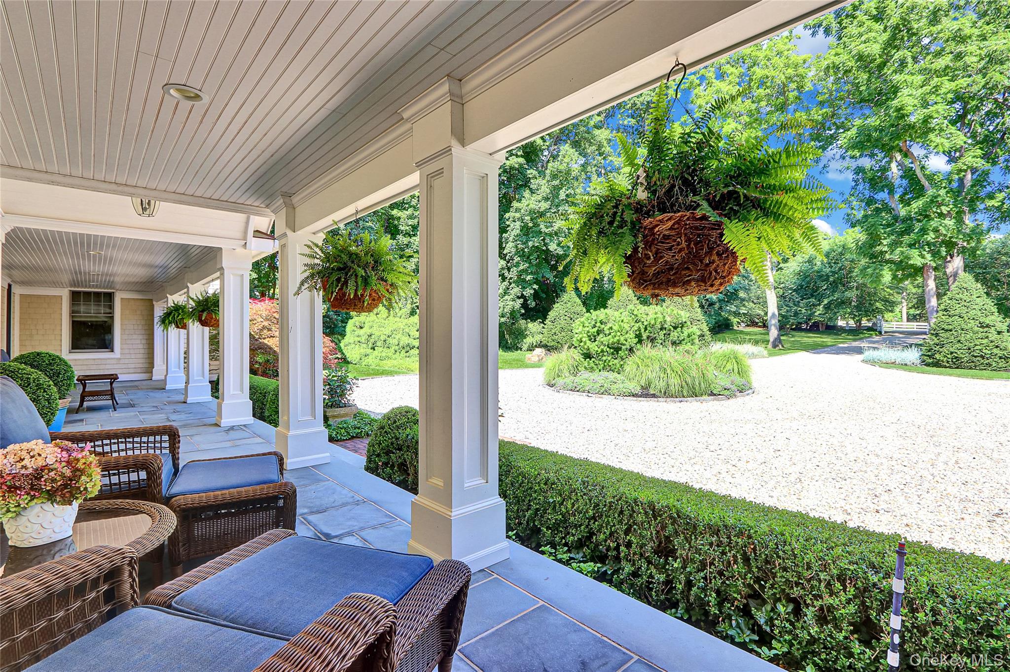 111 Old Field Road Setauket, NY 11733 - Photo 44 of 47 a outdoor living space with furniture and garden view