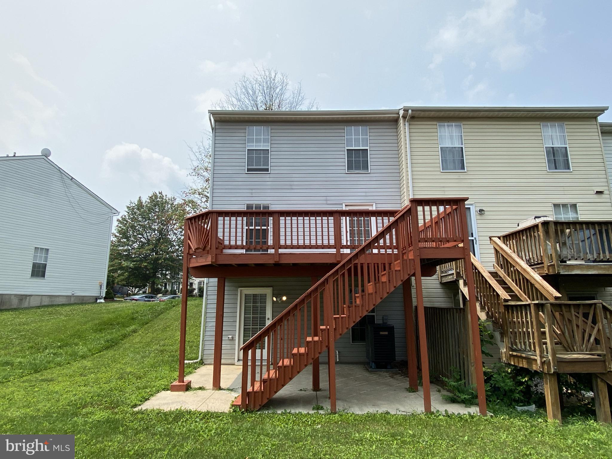 9419 Joleon Road Randallstown, MD 21133 - Photo 17 of 18 Rear Deck and Patio