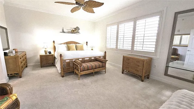 a bedroom with furniture and a couch