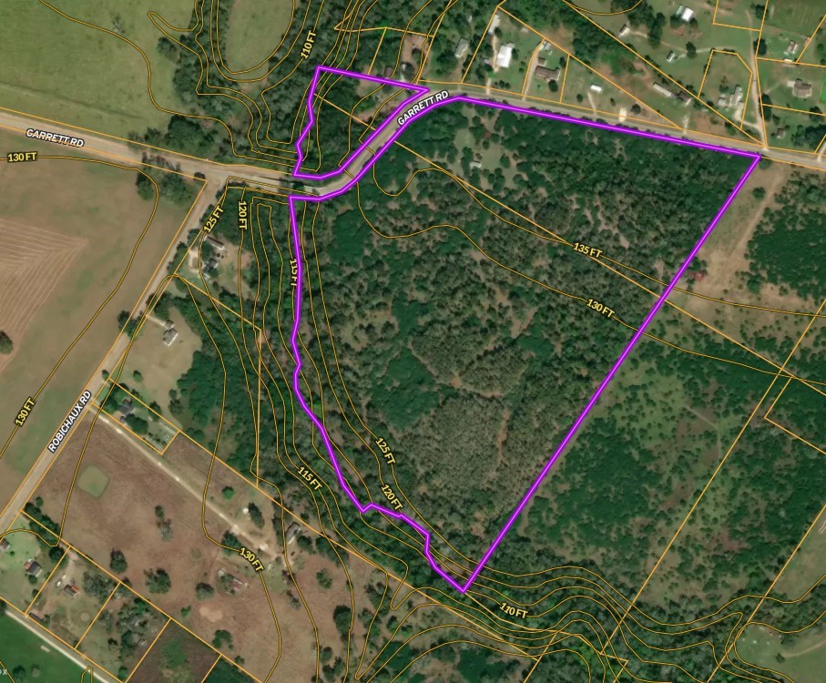 40499 Garrett Road Brookshire, TX 77423 - Photo 3 of 29 an aerial view of a tennis court