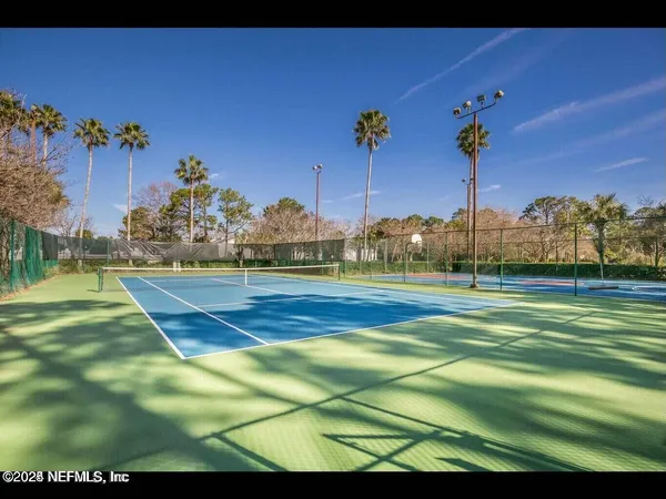 a view of a basketball court