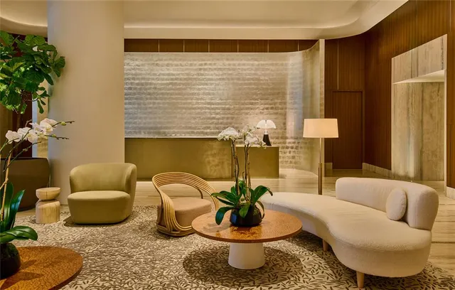 a room with furniture and a window