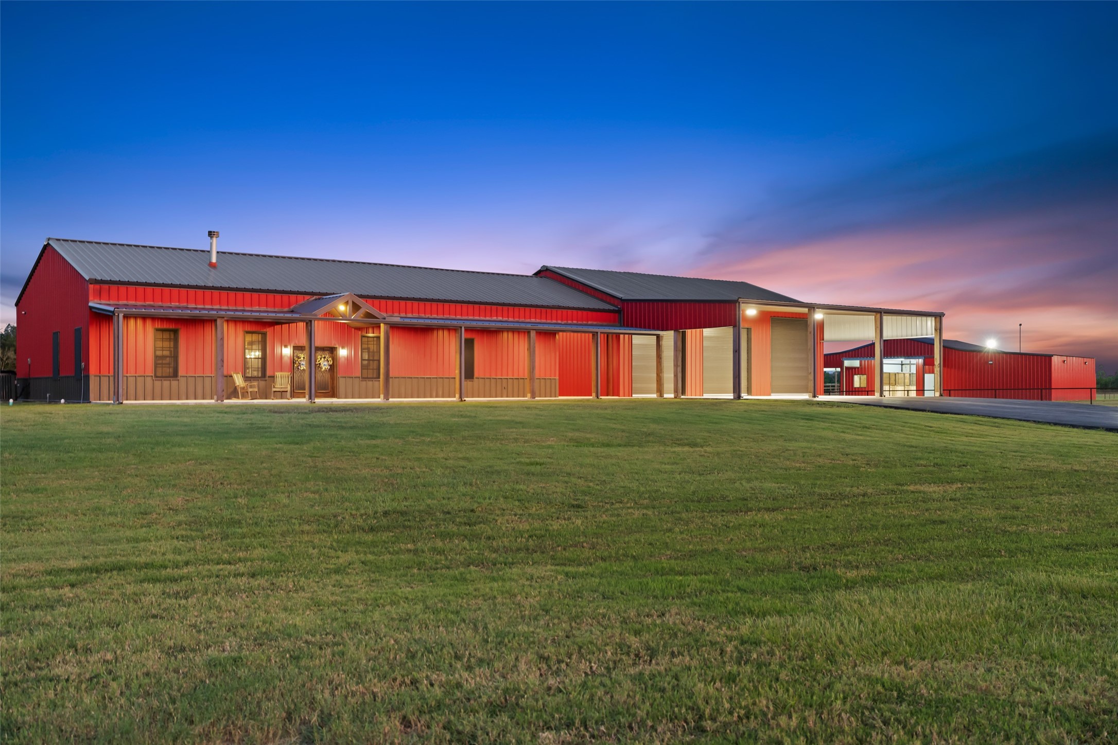 1402 Eagle Ferry Road Anahuac, TX 77514 - Photo 13 of 48 a front view of building with yard and seating area