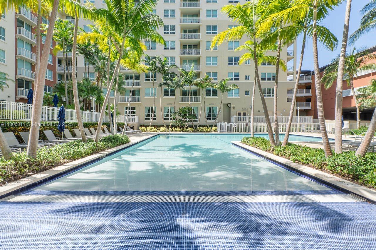 2001 Biscayne Boulevard, Unit 2308 Miami, FL 33137 - Photo 24 of 29 a view of swimming pool with outdoor seating and plants