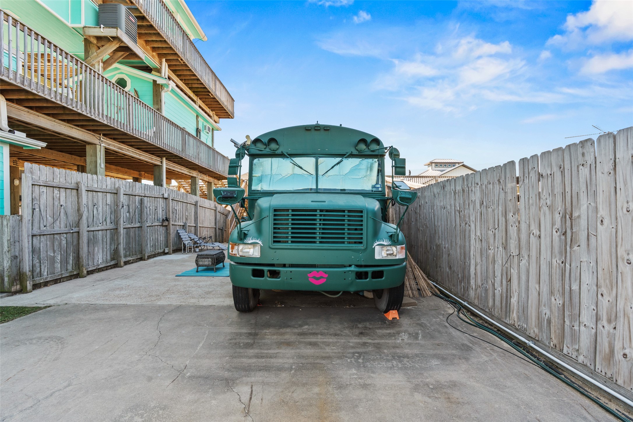 1287 North Crystal Beach Road Crystal Beach, TX 77650 - Photo 23 of 45 a view of a car park in front of a building
