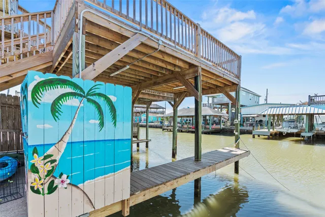 a view of a balcony with chairs