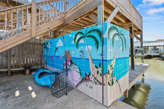 a view of a roof deck