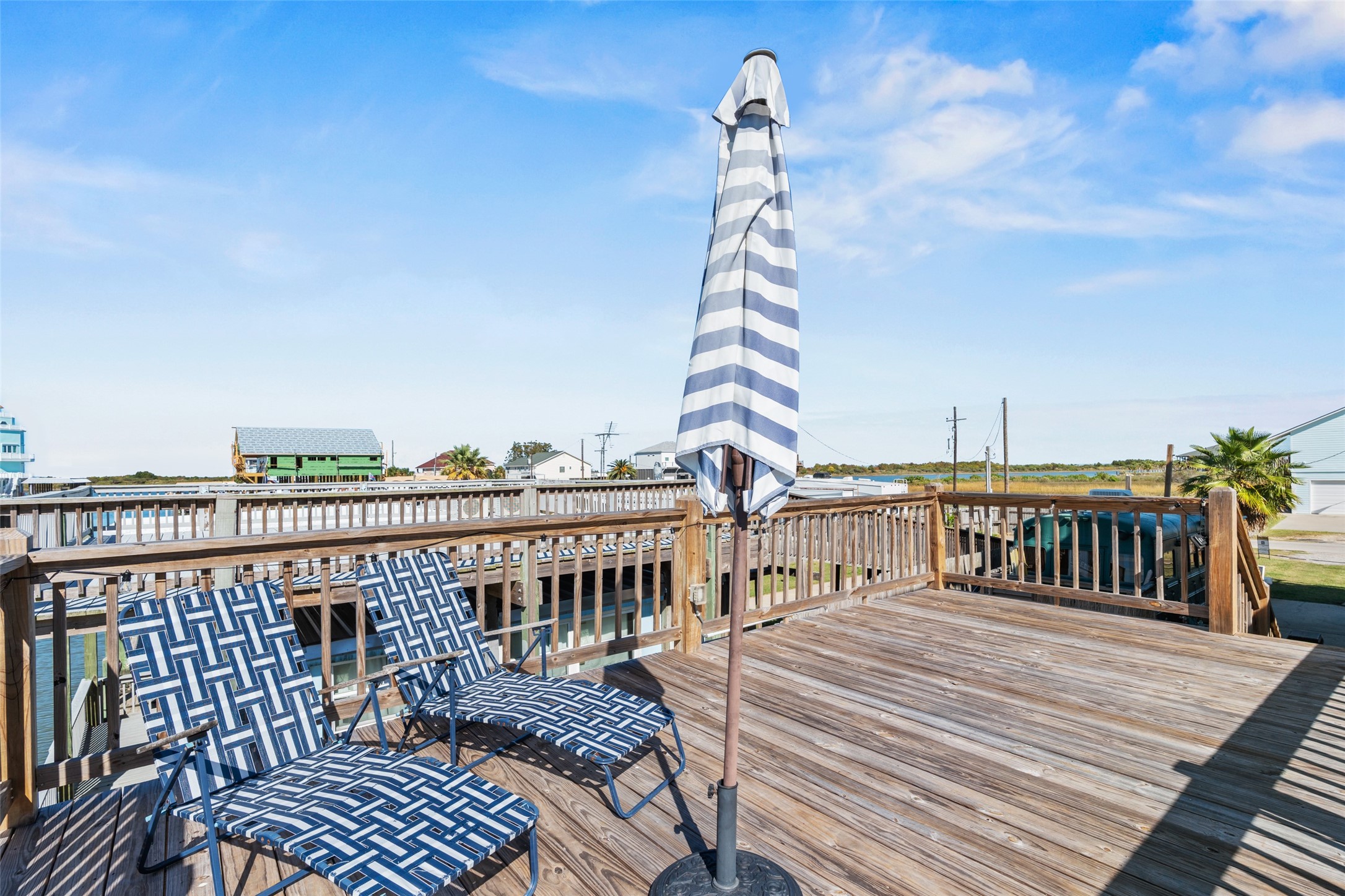 1287 North Crystal Beach Road Crystal Beach, TX 77650 - Photo 35 of 45 a view of a roof deck
