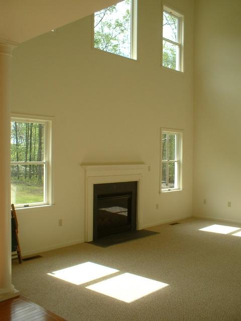 2 Summit Road Swiftwater, PA 18370 - Photo 3 of 8 a view of an empty room with a window and a fireplace