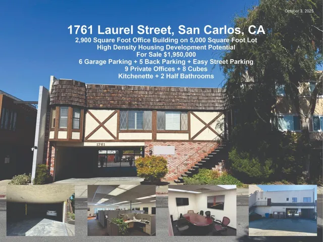 $1,750,000 | 1761 Laurel Street, San Carlos, CA 94070