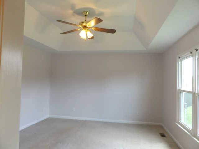 902 Franklin Road Charlotte, TN 37036 - Photo 8 of 20 Master Bedroom with Tray Ceiling / View out windows is of backyard