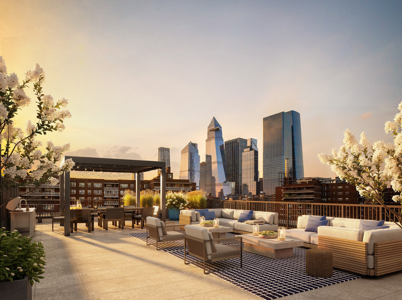 280 West 24th Street, Unit 6P Manhattan, NY 10011 - Photo 17 of 19 a view of roof deck with patio