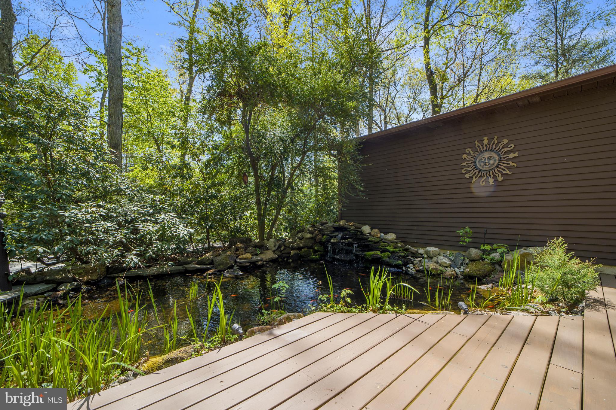 15 Spring Lake Avenue Sewell, NJ 08080 - Photo 29 of 32 Backyard- Pond off of 1st deck tier