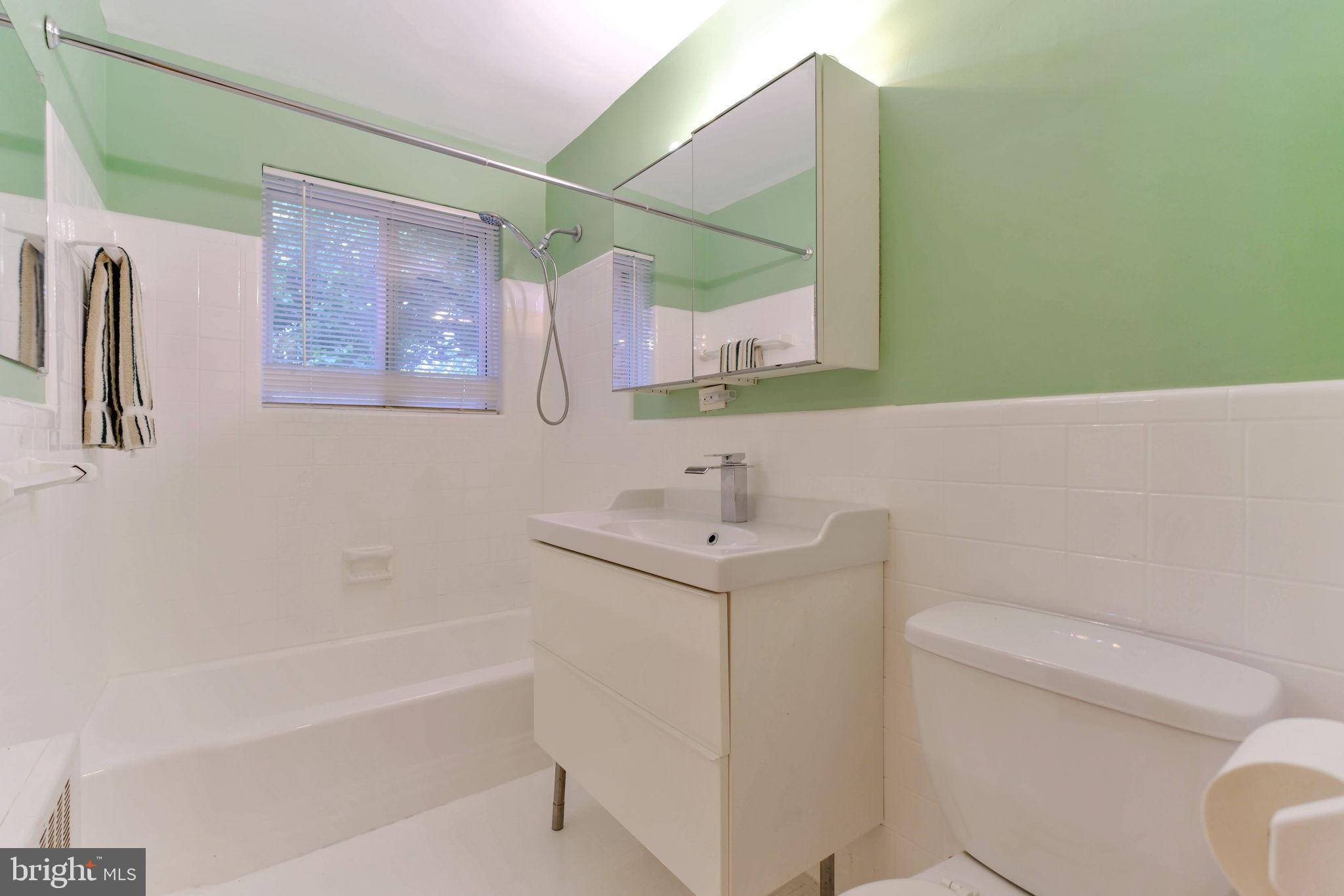 5101 8th Road South, Unit 102 Arlington, VA 22204 - Photo 10 of 19 a bathroom with a sink a toilet and a bathtub